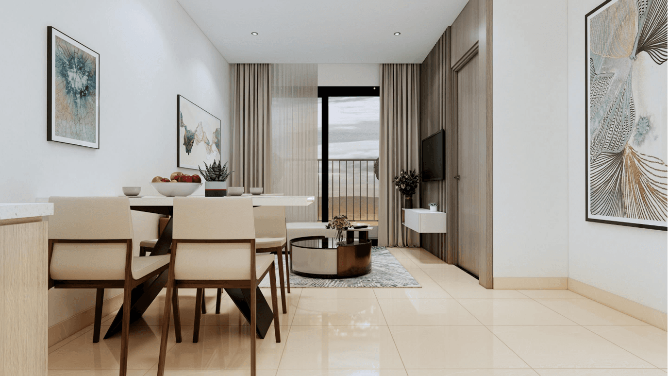 Nội thất căn hộ Mường Thanh Phú Hữu 1