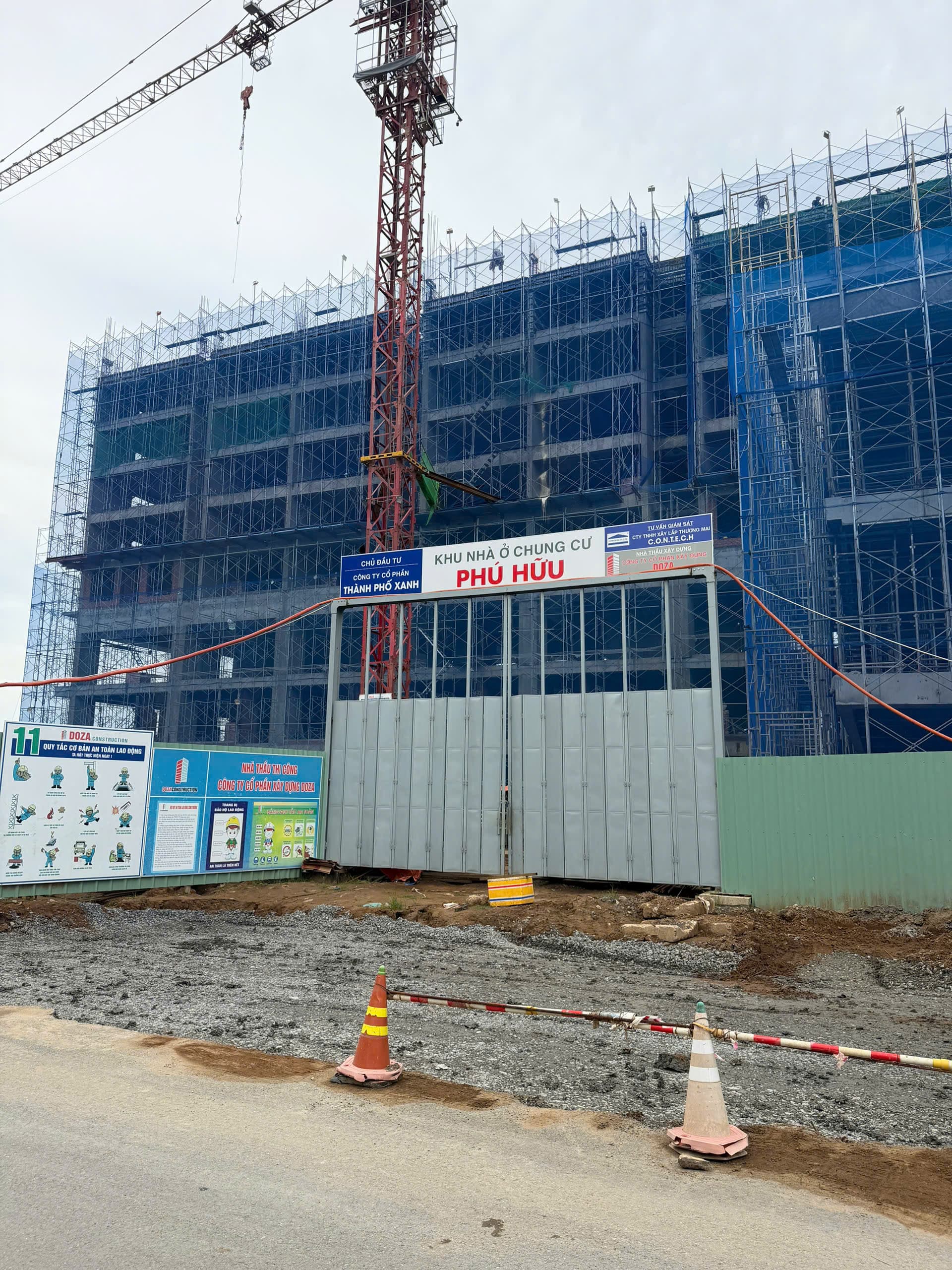 Hình ảnh thực tế công trường Mường Thanh Phú Hữu 3