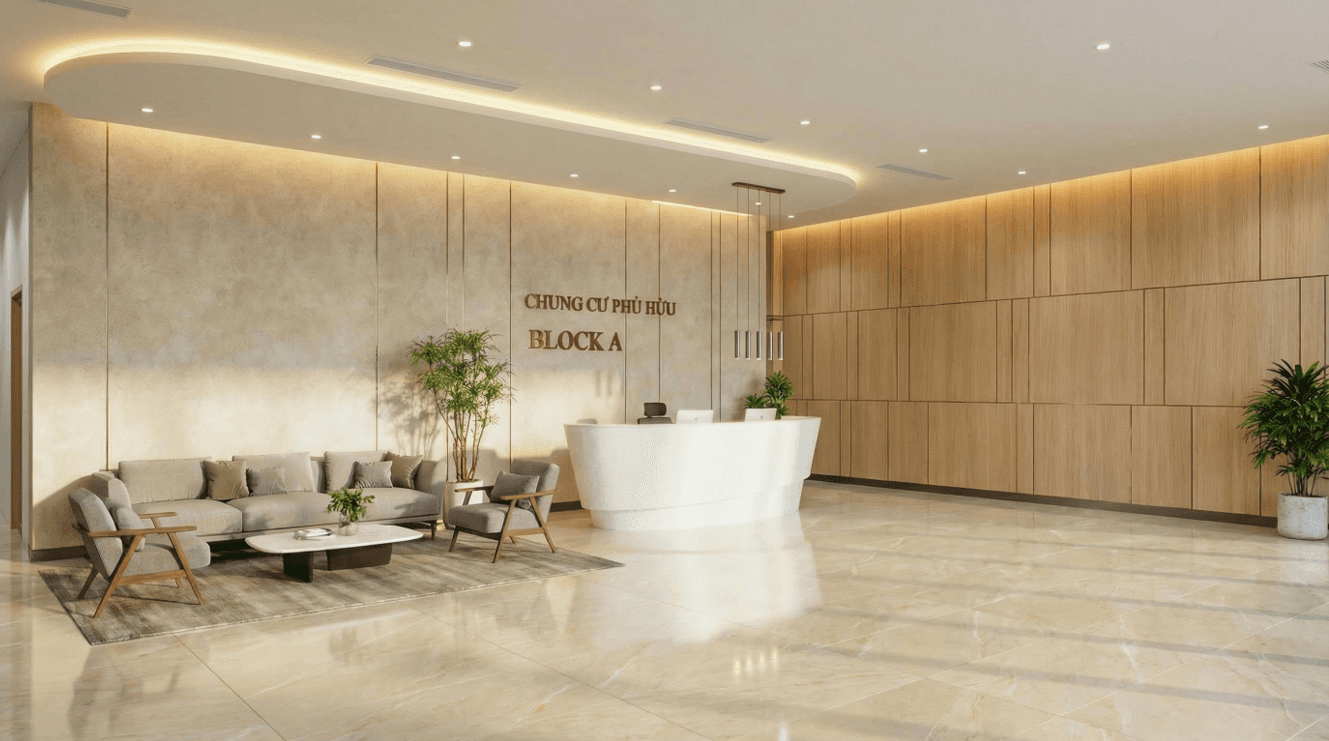 Lounge nội khu Mường Thanh Phú Hữu